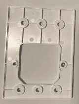 Ruijie RG-AP180, Wi-Fi 6 Enterprise Wall Plate Access Point mount back