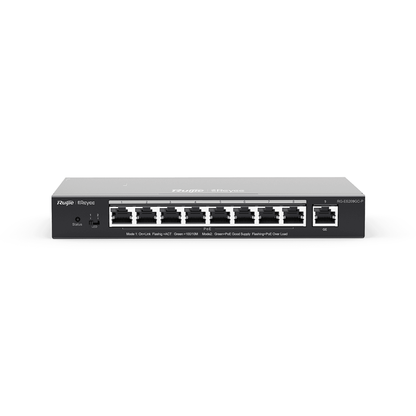 Ruijie Reyee RG-ES209GC-P, 9-Port Gigabit Smart Cloud Managed PoE Switch