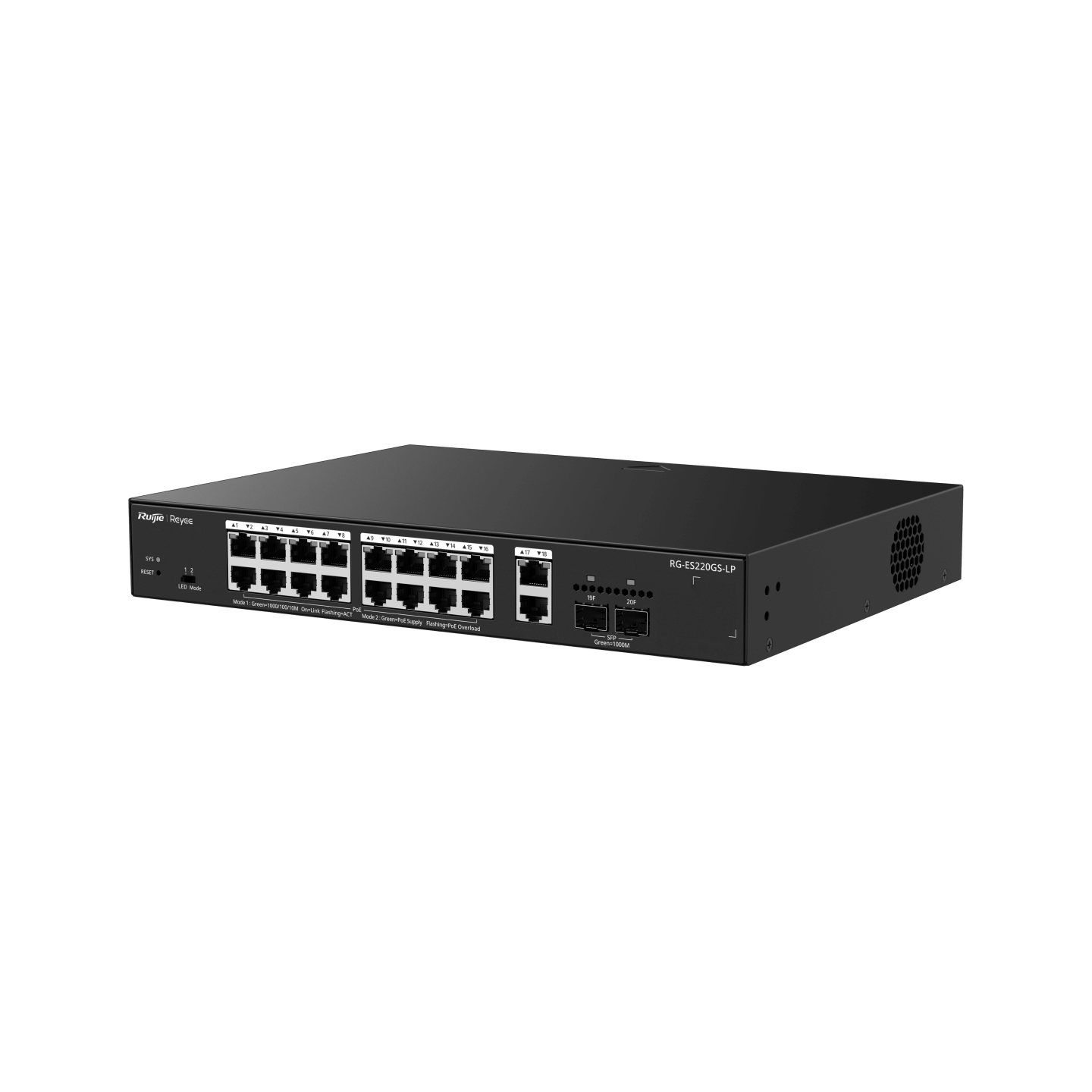 Ruijie Reyee RG-ES220GS-LP, 20-Port Gigabit Smart Cloud Managed PoE Switch - Image 2