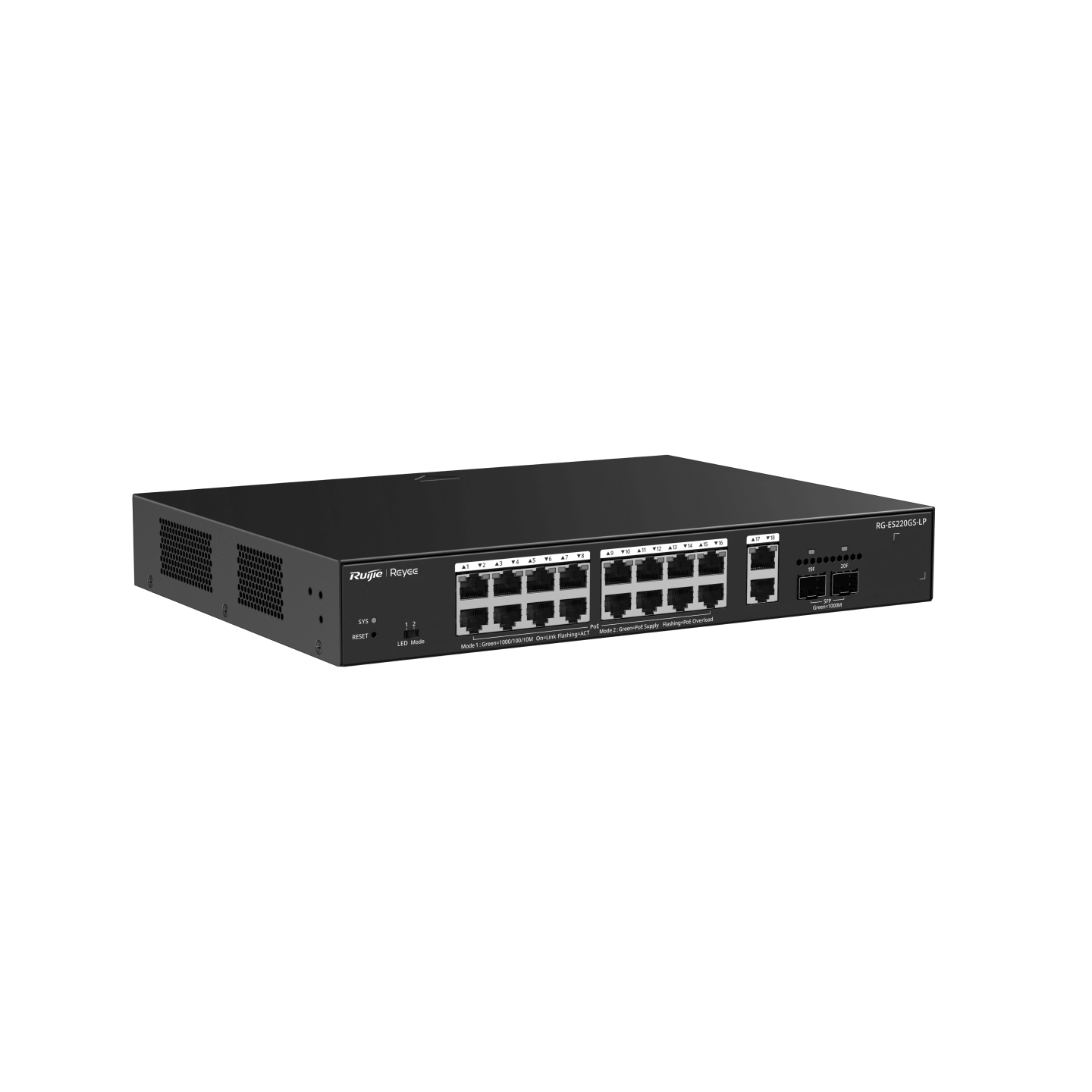 Ruijie Reyee RG-ES220GS-LP, 20-Port Gigabit Smart Cloud Managed PoE Switch - Image 3