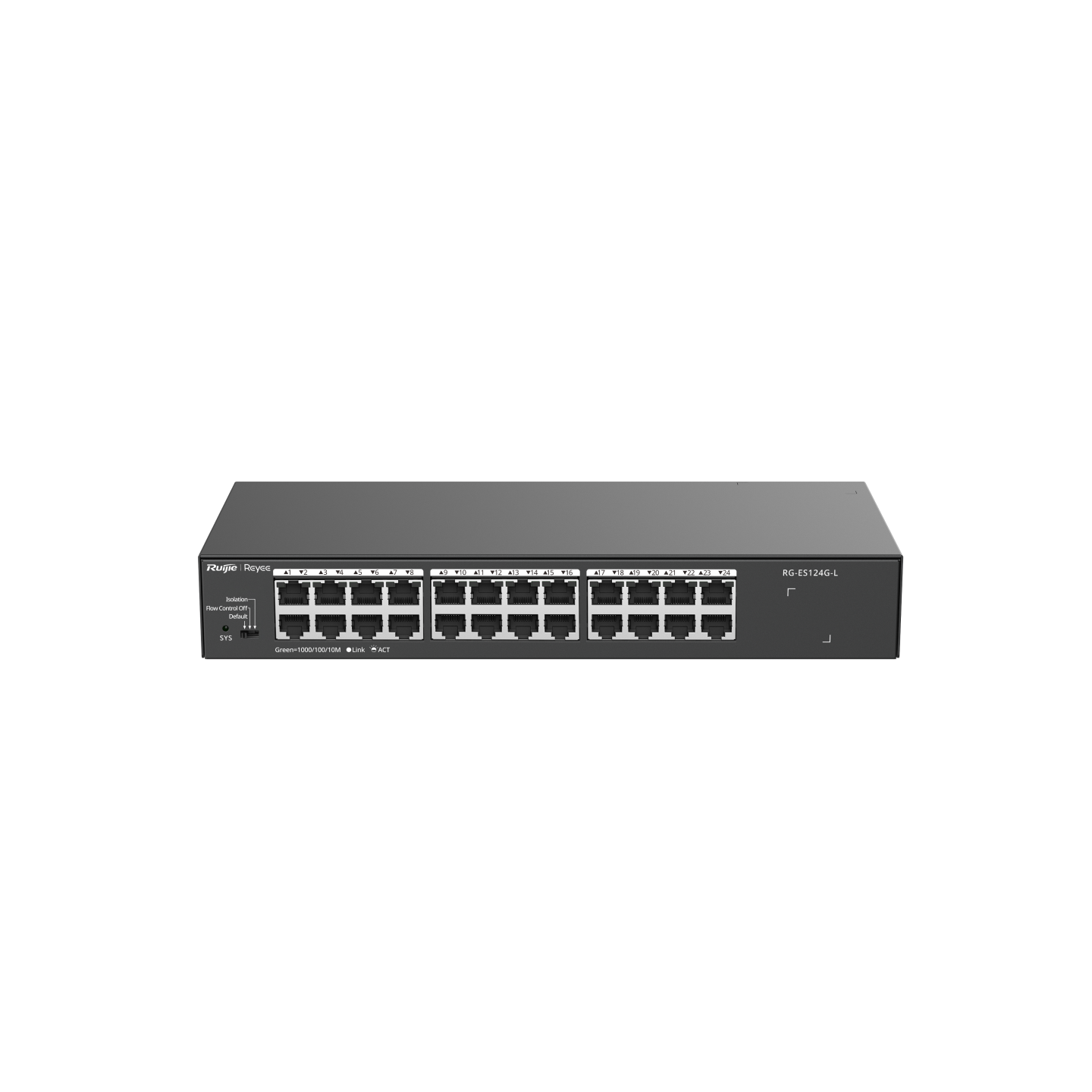 Ruijie Reyee RG-ES124G-L, 24-Port 10/100/1000 Mbps Unmanaged Non-PoE Switch - Image 2